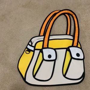 Jump From Paper 2D cartoon Purse